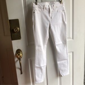 7 for all mankind women’s white jeans